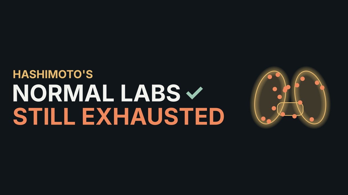 Hashimoto's: normal labs, still exhausted. An illustration of an inflamed thyroid gland.